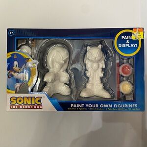 🌀Sonic The Hedgehog, Paint Your Own Figurines, Sonic & Knuckles